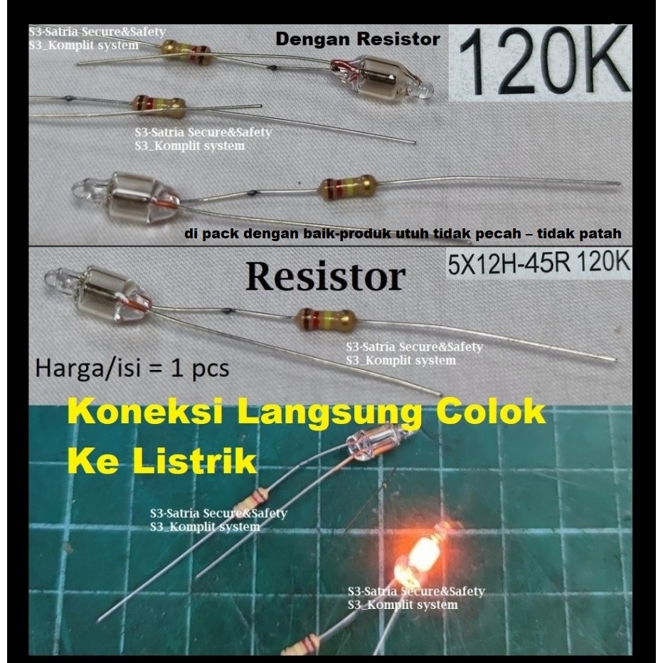 lamp indicator AC langsung listrik ac220v arus AC 220 volt Lampu Indikator lid seperti led bohlam ne