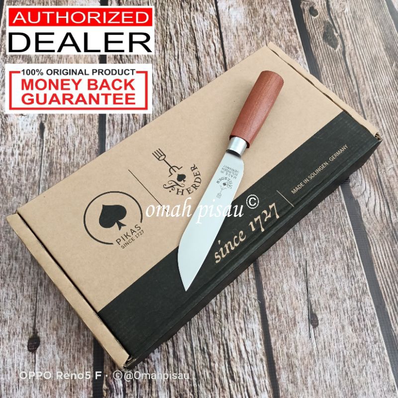Pisau Cap Garpu 0095-6 F. Herder 6 inch bulat Original Solingen Germany Pisau dapur dan daging