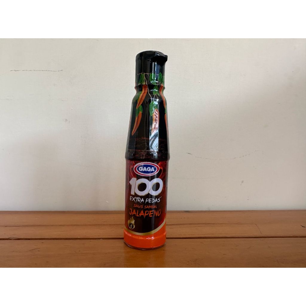 

Gaga 100 Extra Pedas Saus Sambal Jalapeno Level 5 140ml