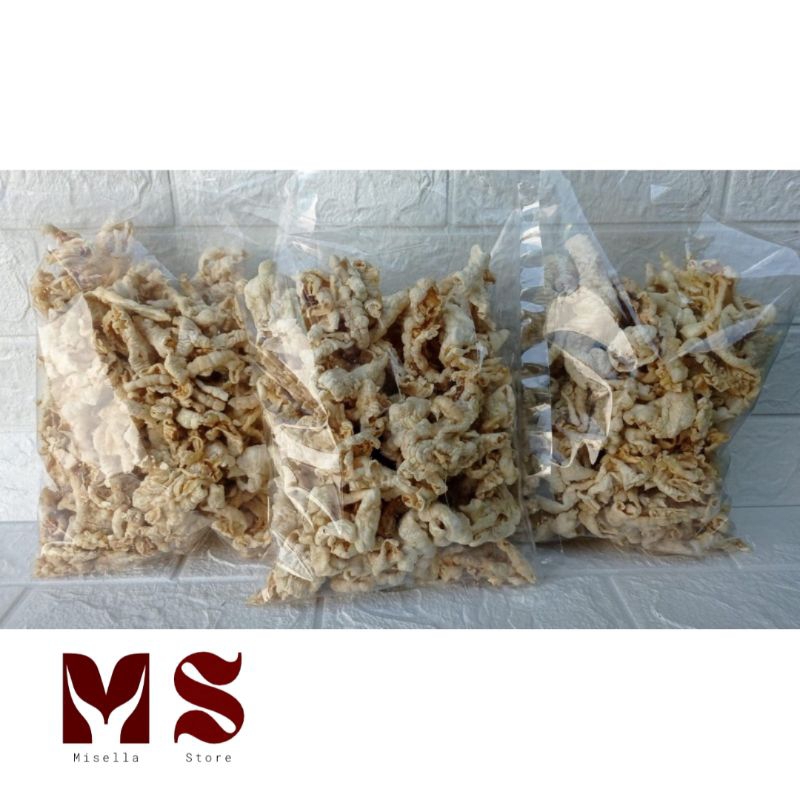 

Keripik Ceker Tanpa Tulang Berat 200 Gram
