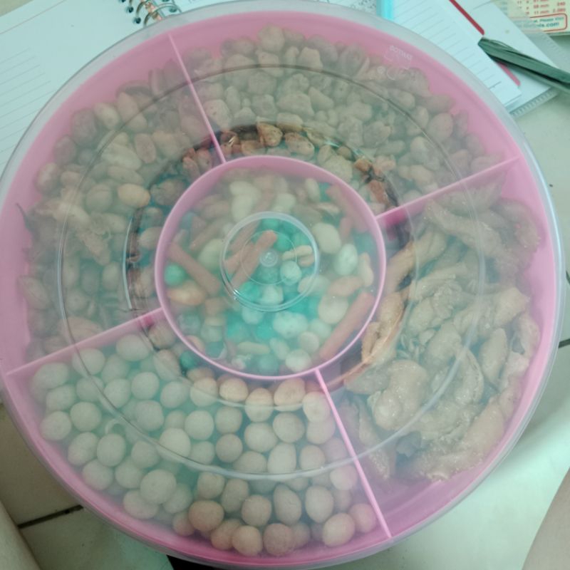 

hampers lebaran aneka kacang tray sekat 5