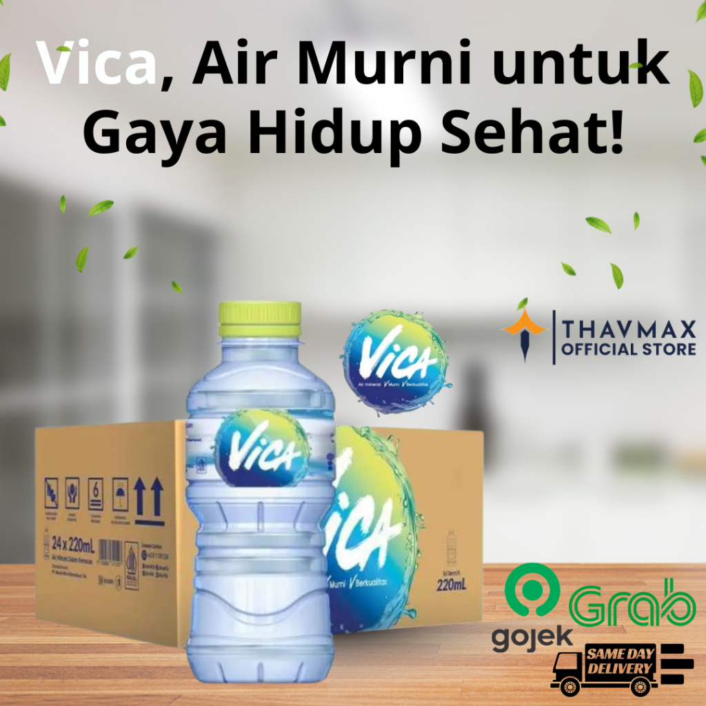 

AIR MINERAL VICA 220ml 1 Dus isi 24PCS | Vica mineral water ukuran 220ml