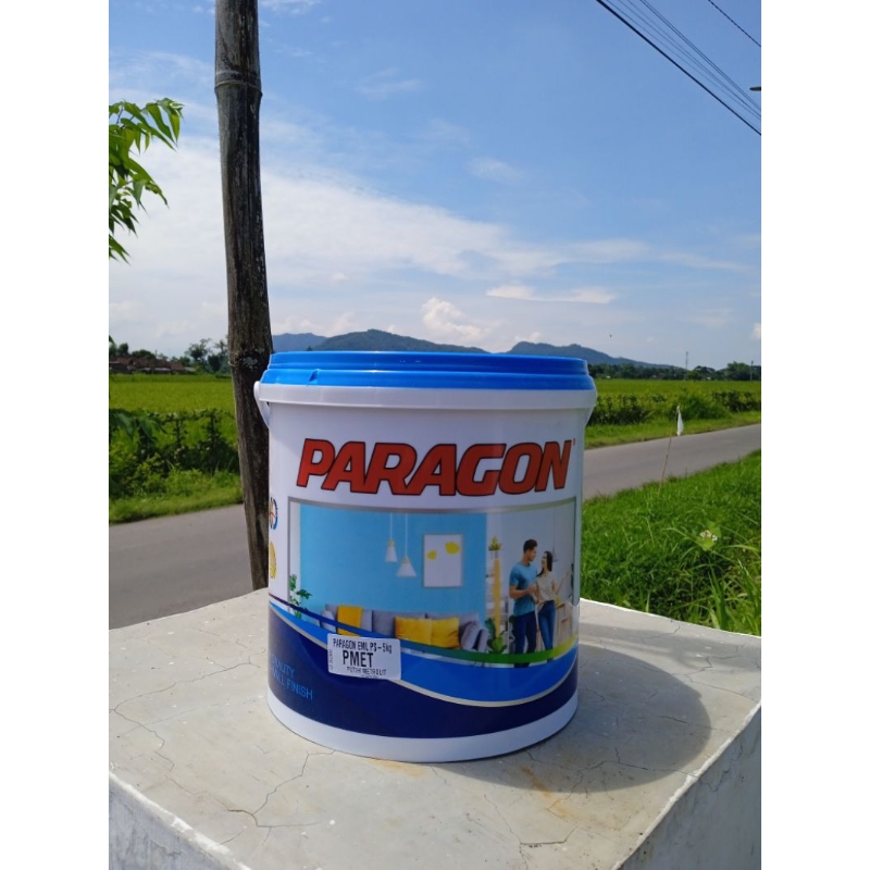 Cat Paragon 5kg Warna Pmet / Putih Salju