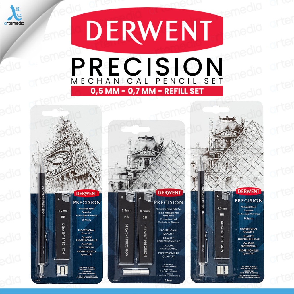 Derwent Precision Mechanical Pencil Set