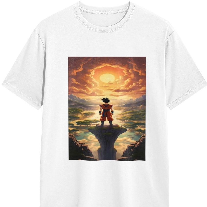 Custom！murah tapi bagus baju kaos pria gift distro Anime Festival Special Glow in Dark Dragon Ball L