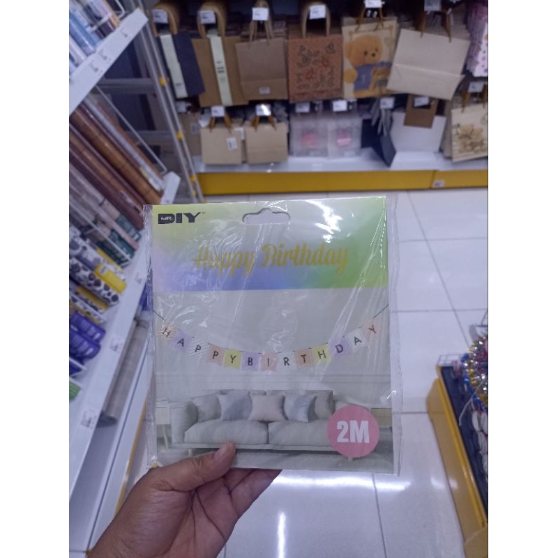 Tulisan Happy Birthday/Hiasan Dinding/Pesta Ulangtahun/Banyak warna