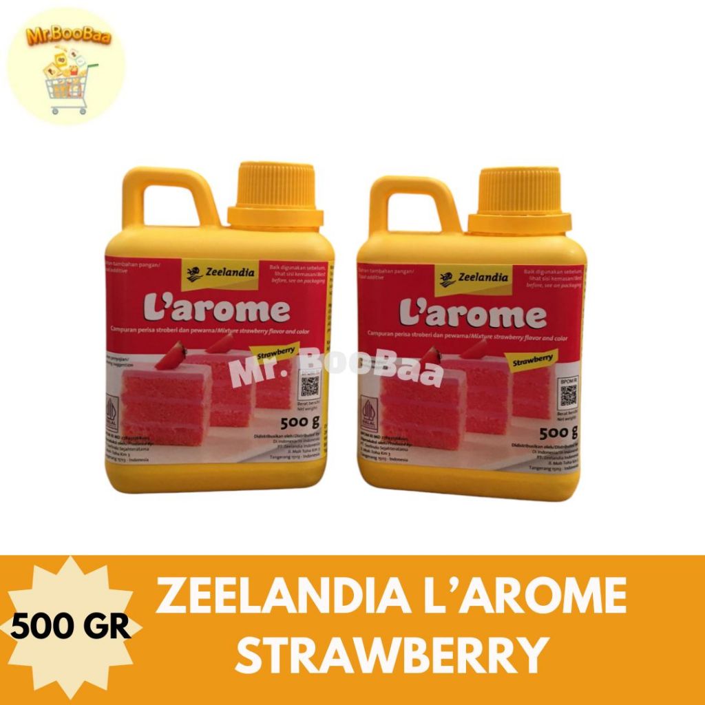 

Zeelandia L'Arome Strawberry Pasta 500gr / Pasta Perisa dan Pewarna Strawberry 500 gr
