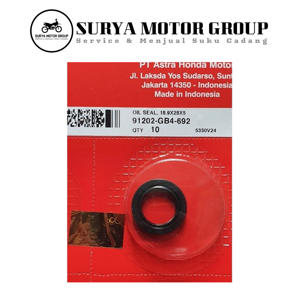 Jual Sil Oil Seal 18.9x28x5 91202-KJ9-003 AHM Astra Honda Motor Sparepart Ori Original Asli 100%