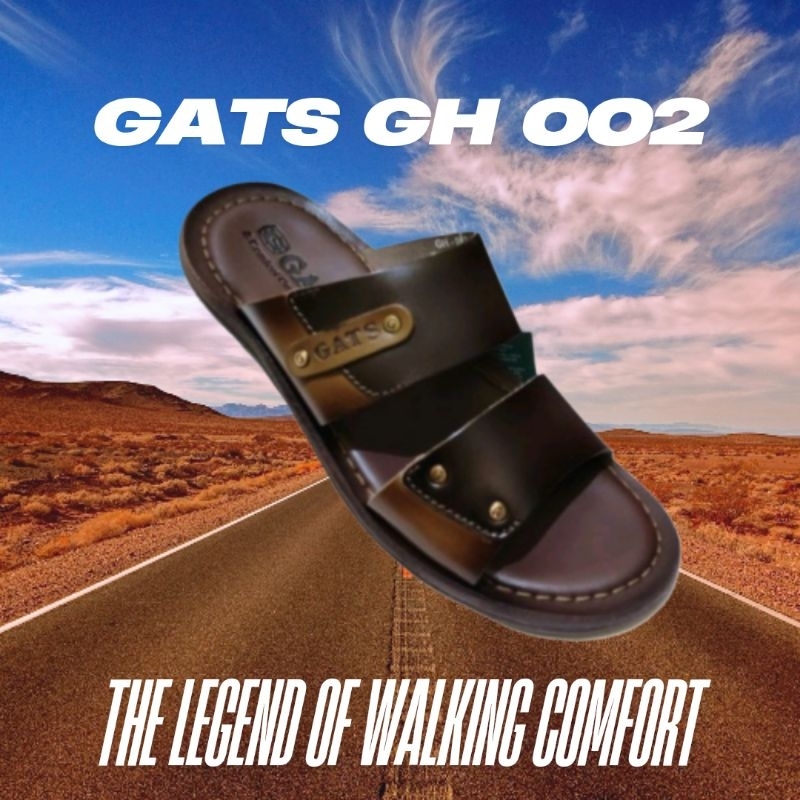 Sandal Kulit Pria Gats GH 002 Ori