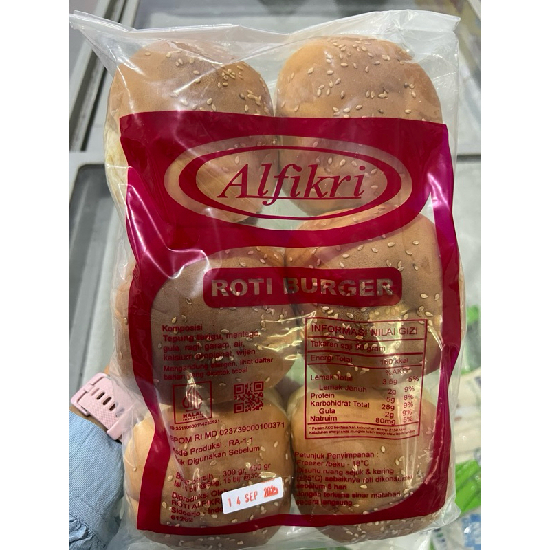 

Roti Burger isi 6 Alfikri
