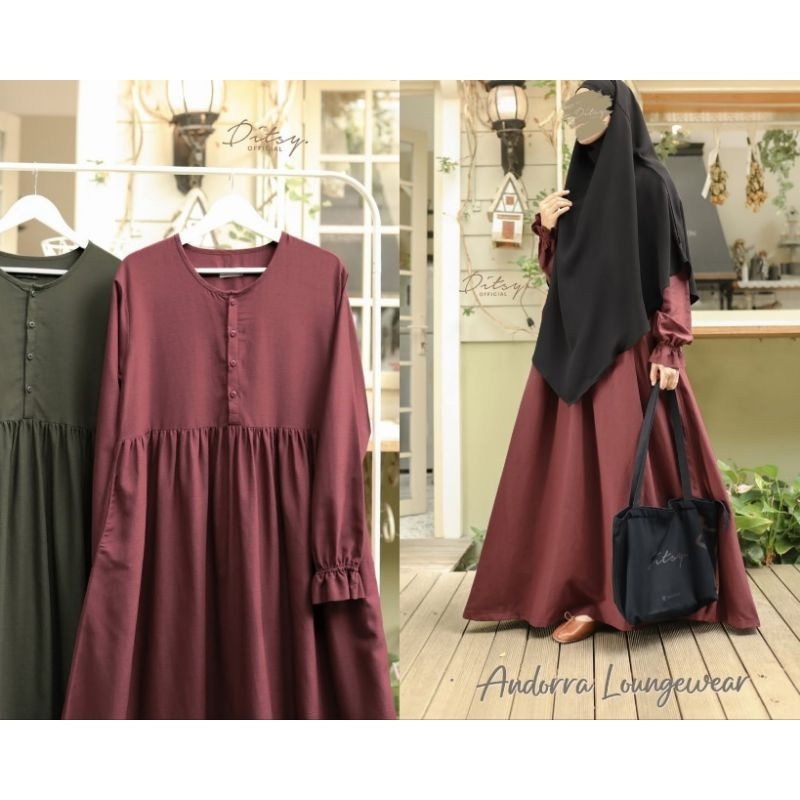 Ditsy/ditsymoslem/ditmos/linnea/andora/lenora mazen/khimar hayfa mazen/lilura black XL/lilura wineta