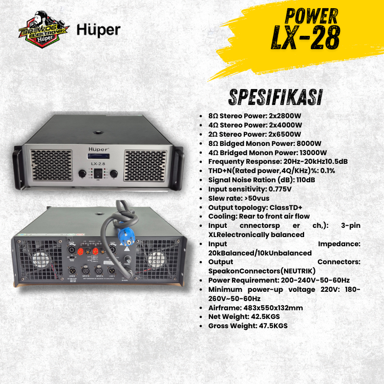 Huper Barclay Power LX-2.8