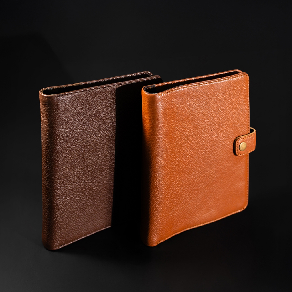 

Kenes Leather Binder Book A5 Kulit Asli - Free Gravir Nama