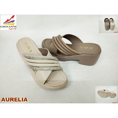 AURELIA GIOVANNI SENDAL WEDGES WANITA