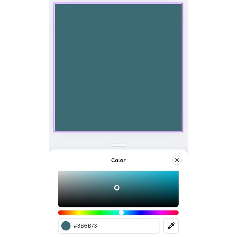 

Custom castellopaint #3B6B73 dewiasrianii11