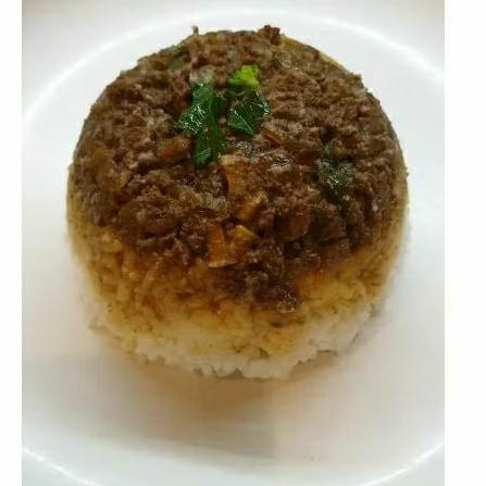 

Nasi tim daging sapi non MSG