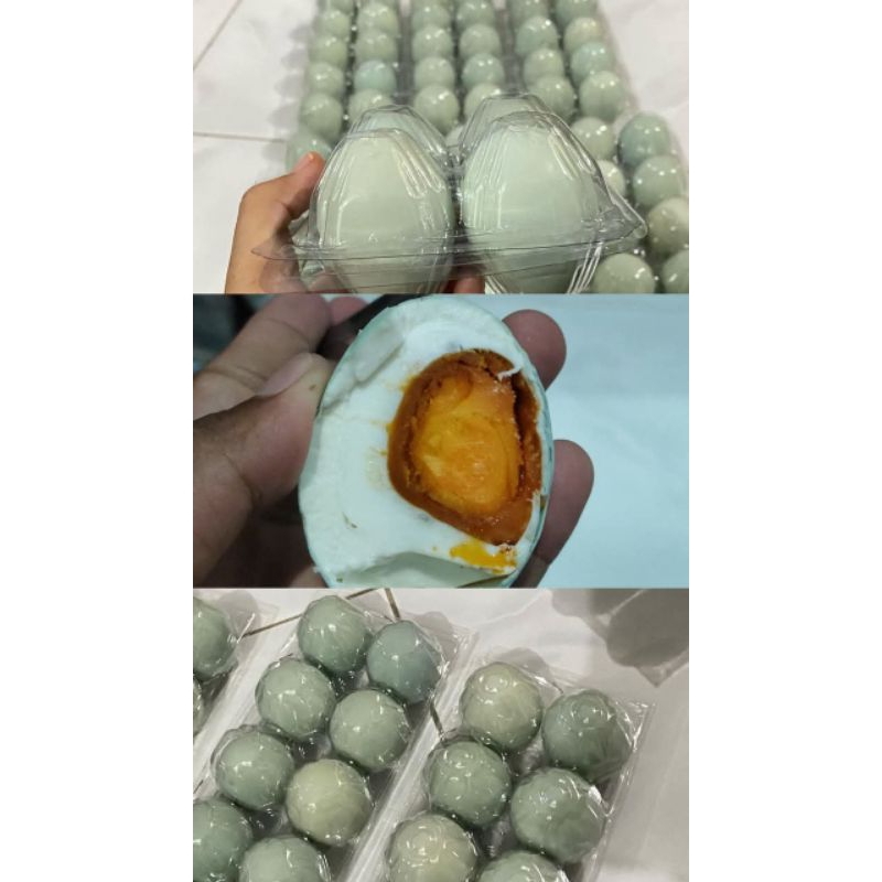 

Telor Asin Matang Masir Berminyak / SIZE Sedang ( 1 pak isi 6 butir )