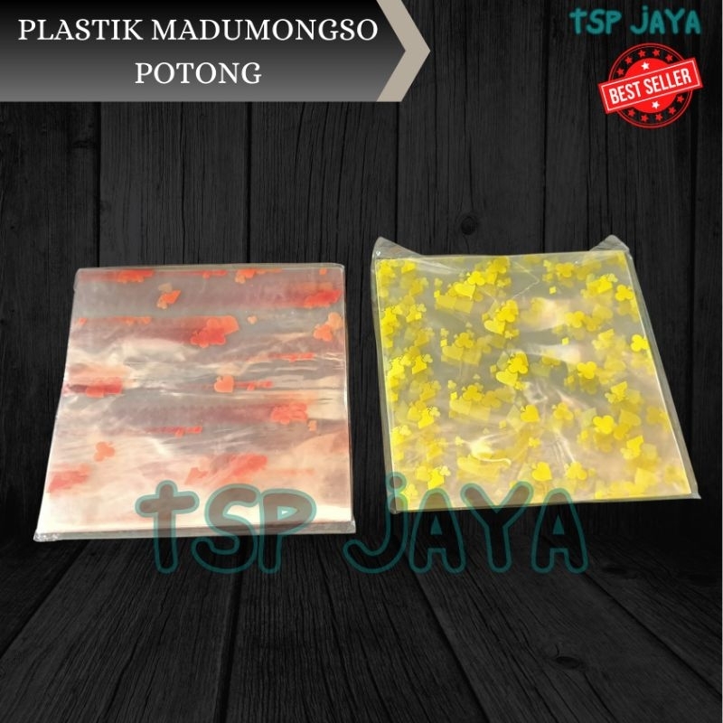 

Plastik madumongso potong/ Plastik motif persegi