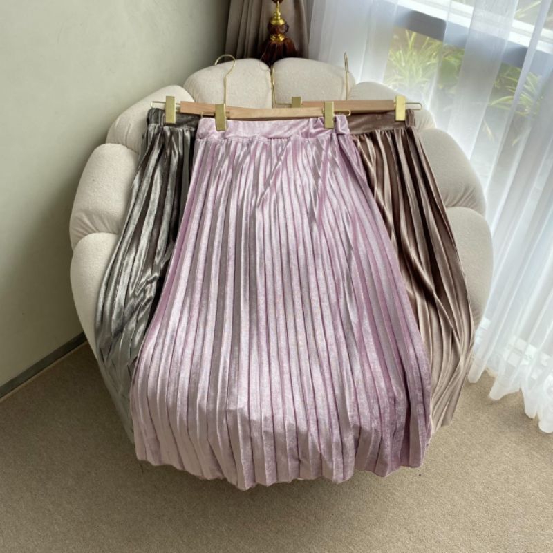 Rok Plisket Bludru 7/8