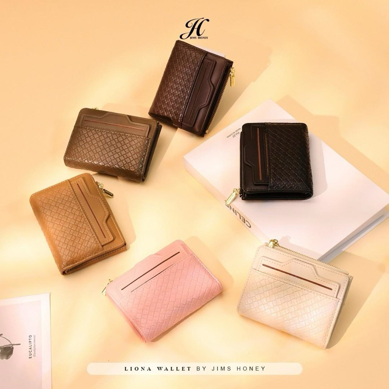 Jimshoney Liona Wallet Dompet Pendek Lipat Dompet Mini Dompet Wanita Jimshoney Banjarbaru