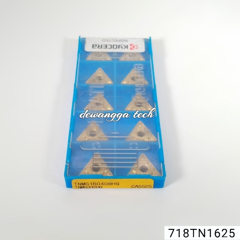 Kyocera TNMG1604 insert carbide TNMG 160408 mata pisau bubut TNMG16 segitiga
