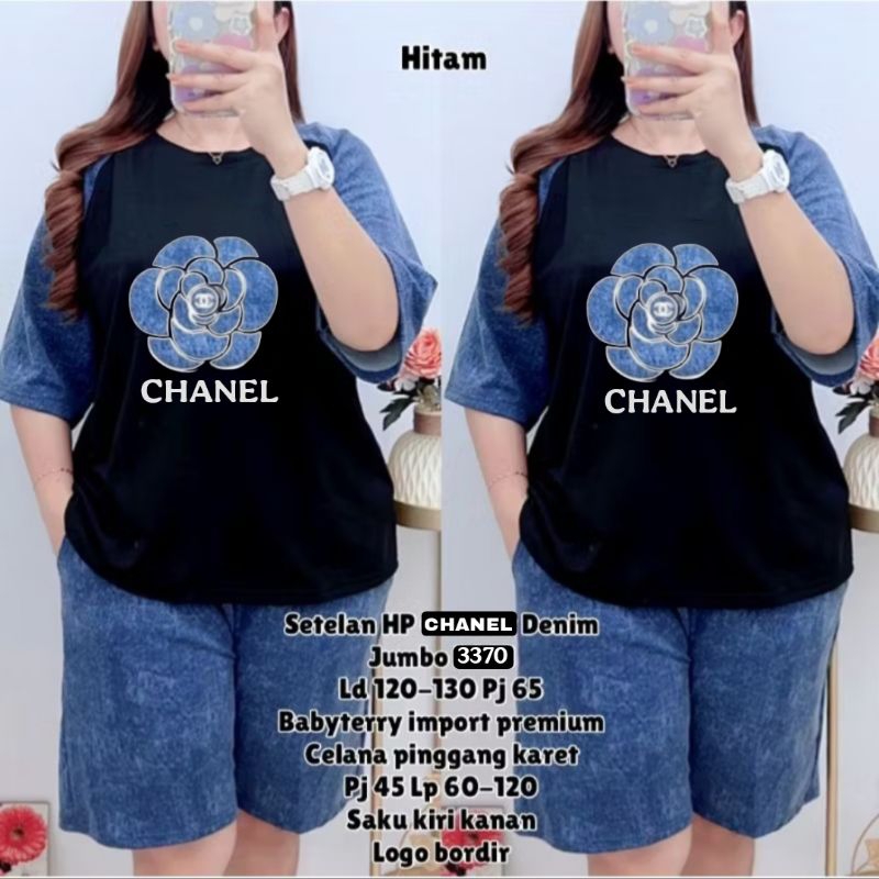 Setelan Wanita JUMBO LD 120-130 MICK3Y BEAR Bordir Matt. Babyterry Import Kaos Tebal Baju Remaja Dew