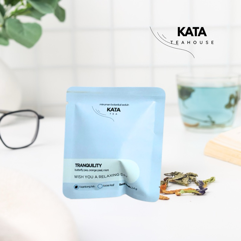 

KATA Tea - Butterfly Pea, Mint, Orange Peel | Artisan Tea | Tea Blend | Tea Sachet | Tranquility | teabag