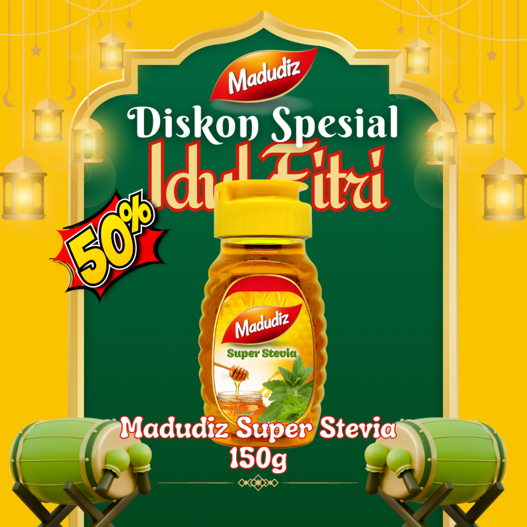 

Madu Sehat Madudiz Super Stevia150gr – Madu Alami dengan Ekstrak Daun Stevia