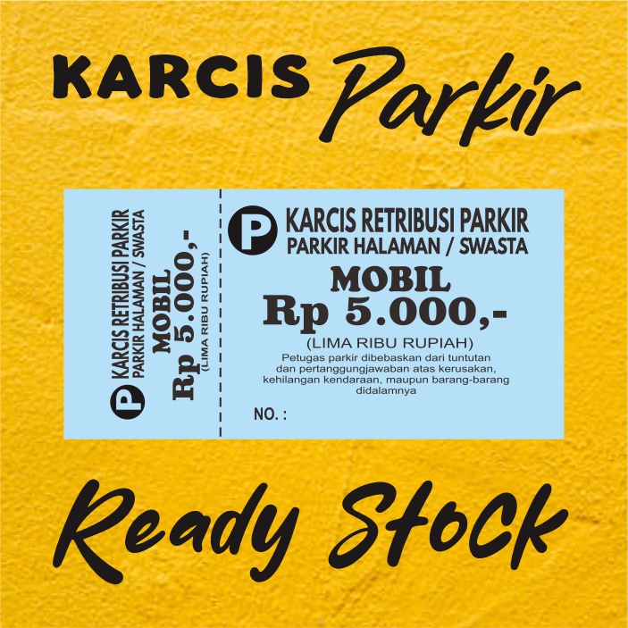 

Cetak Karcis Parkir 5000 Kertas Warna Murah