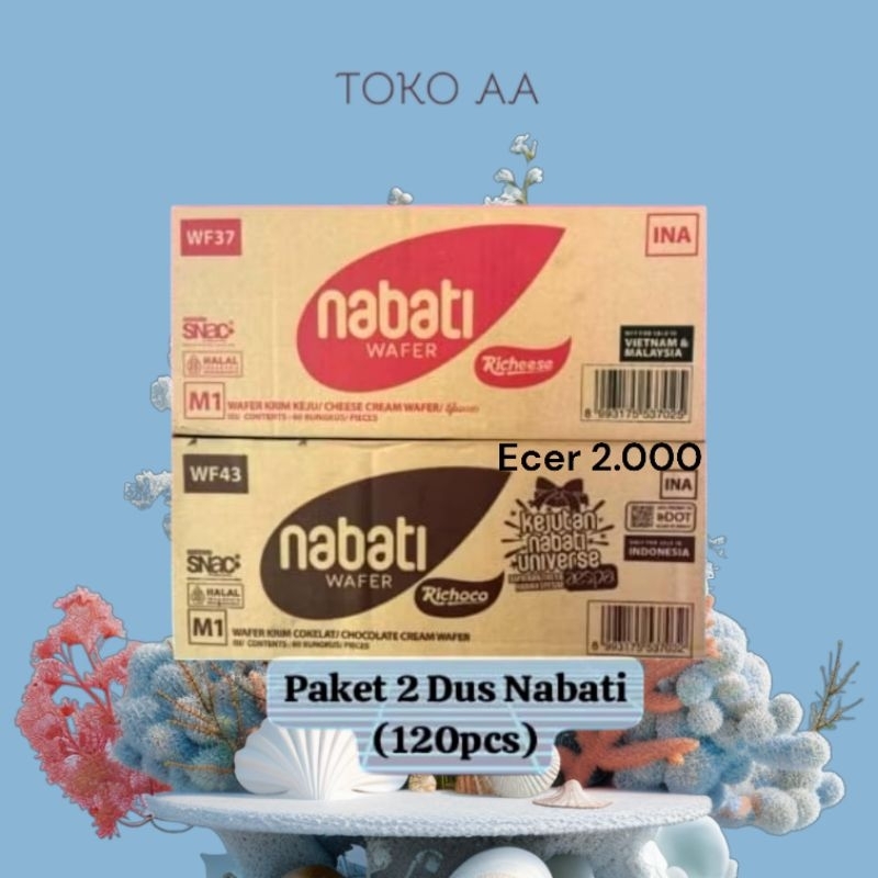 

NABATI 2 DUS PAKET HEMAT 120pcs