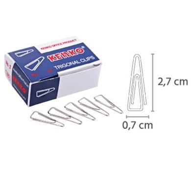 

Trigonal Clip Kenko No.3 / Paper Clip / Klip Kertas