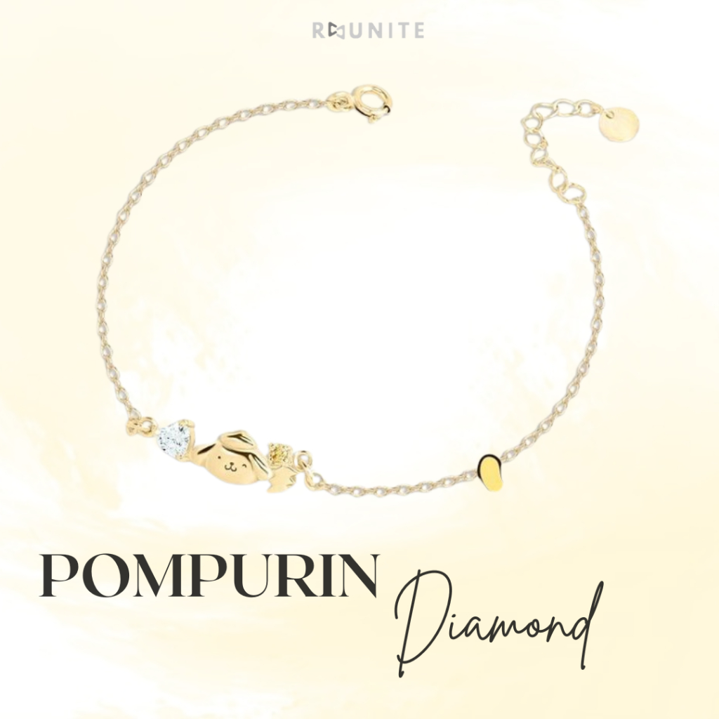 Reunite Jewelry - Gelang Pompurin S925 - Pompurin Diamond