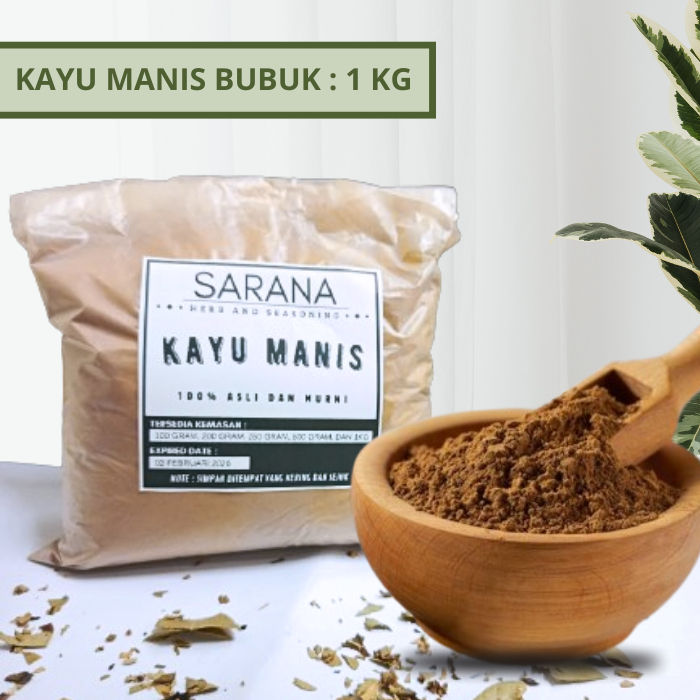 

Kayu Manis Bubuk Organik Premium Asli 1 kg