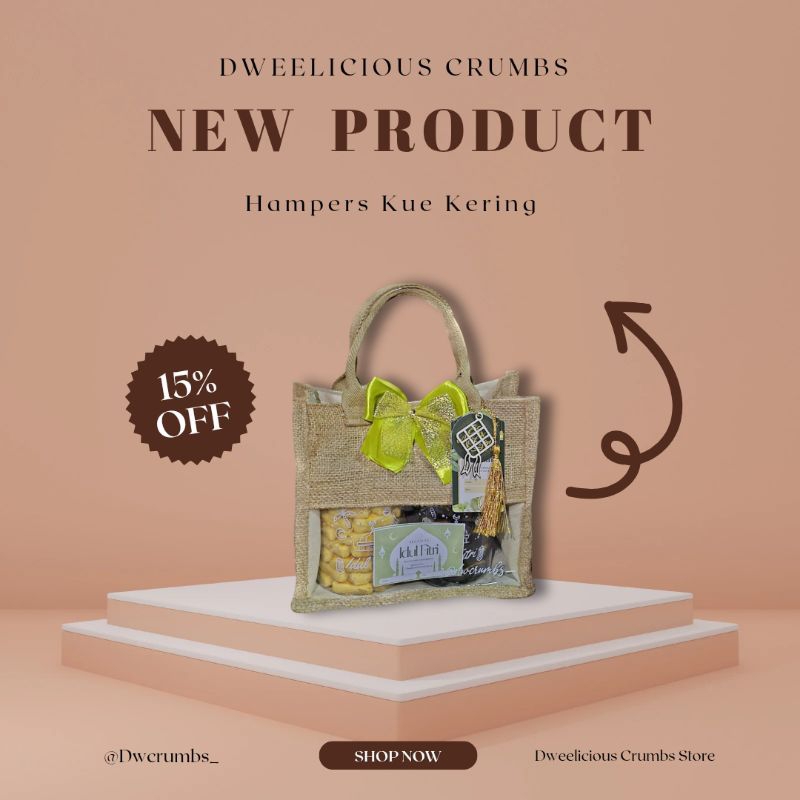 

[NEW PRODUCT] Hampers Lebaran Spesial Kue Kering isi 2/Hampers Idul Fitri/Hampers Paket Parsel