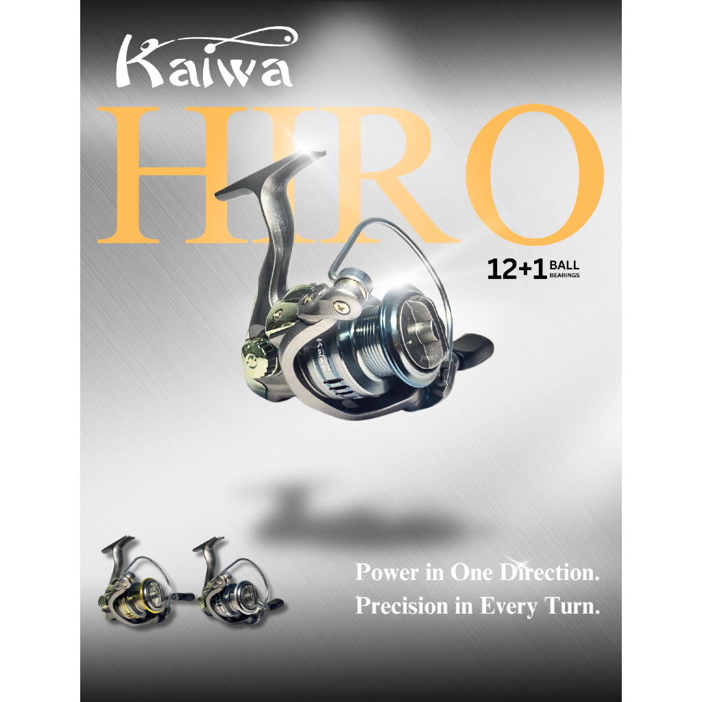 Reel Pancing One Way Besi KAIWA Hiro One Way Reel 12 + 1 BB