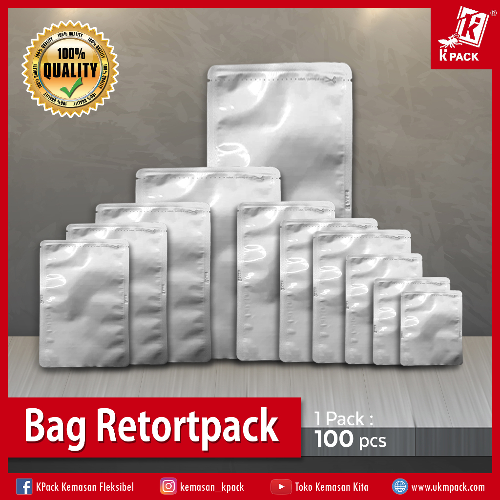 KPACK Bag Retort tahan panas untuk sterilisasi
