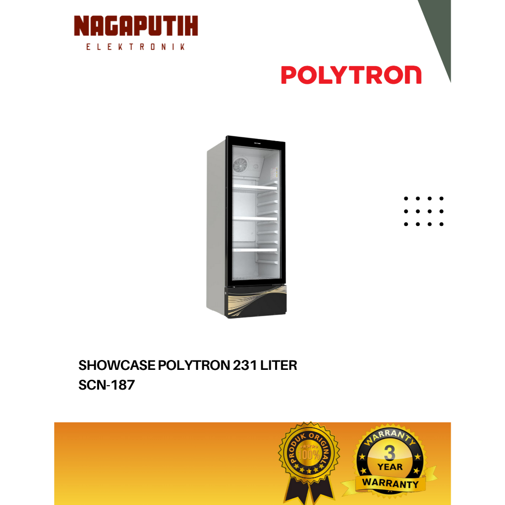 SHOWCASE POLYTRON SCN-187 POLYTRON SHOWACASE 231 LITER