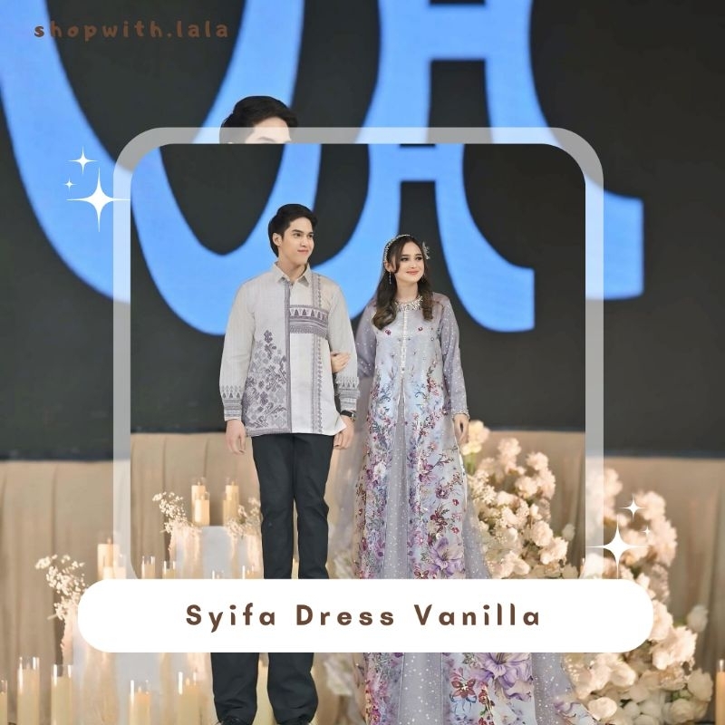 SYIFA DRESS BY VANILLA HIJAB | SNOW WHITE BRUNETTE