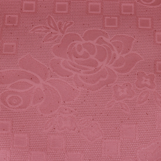 Jacquard Lurex Salmon Motif Floral With Glitter