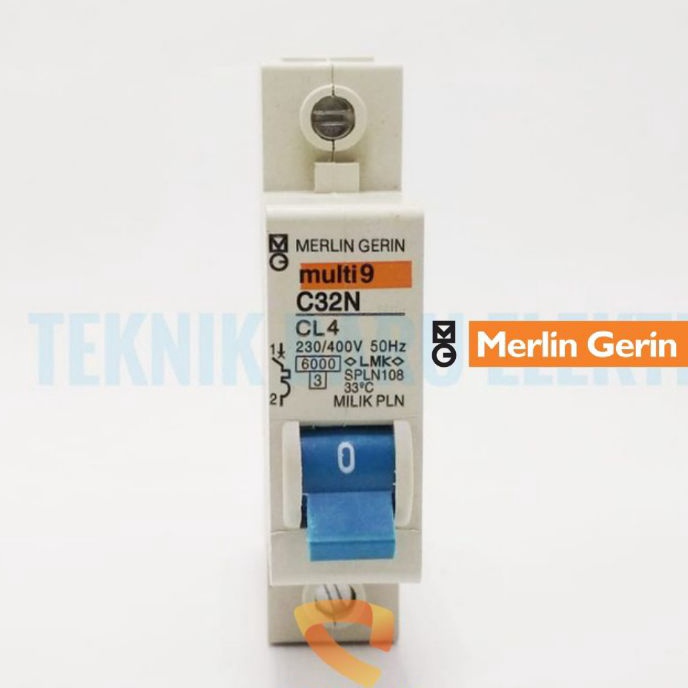 Spesial MCB MULTI9 4A 4 AMPERE MERLIN GERIN PLN 9W CL4 SPLN BREKER