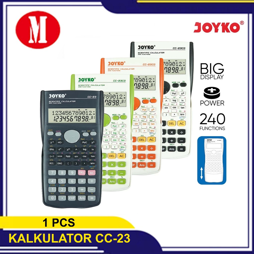 

Kalkulator Joyko CC-23 Scientific Calculator