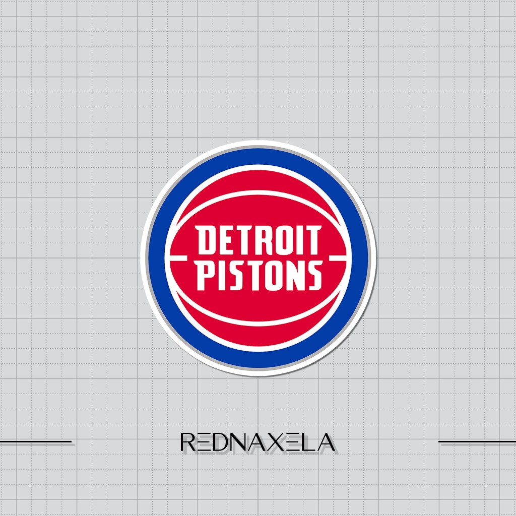 

Stiker Vinyl Detroit Pistons NBA Stiker Koper Outdoor Stiker Laptop Waterproof Sticker