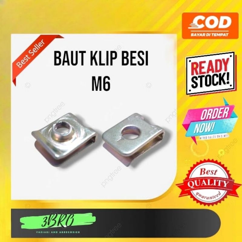 Klip baut m6 body motor mur variasi