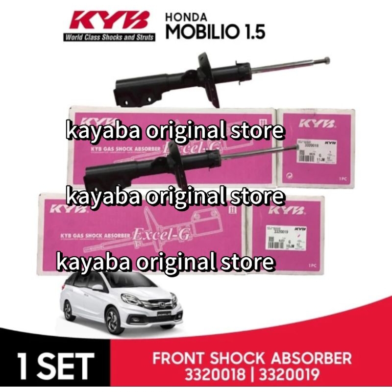 SHOCKBREAKER DEPAN HONDA BRIO MOBILIO MERK KAYABA EXEL-G ORIGINAL