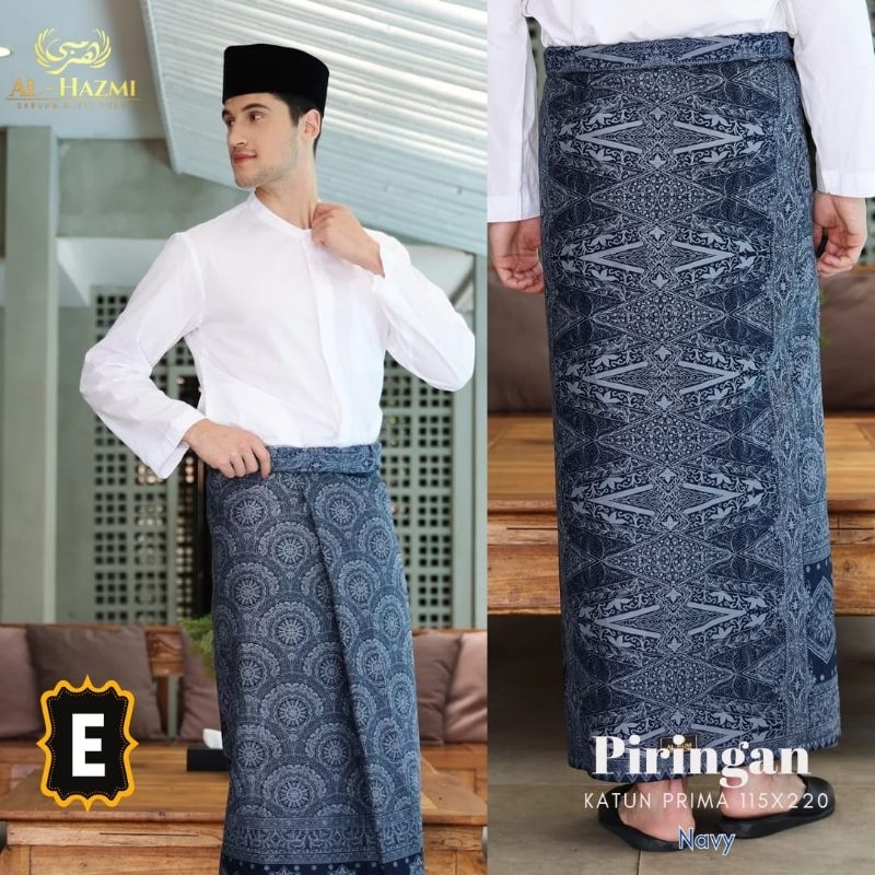 Sarung Batik Al Hazmi Seri E Batik Khas Kudus Bahan Katun Primisima