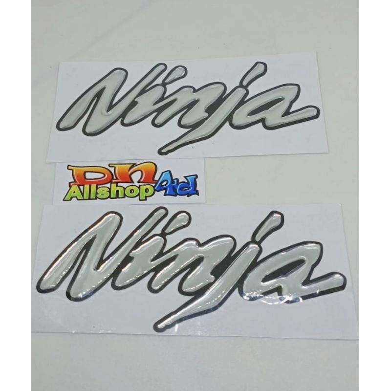 STIKER EMBLEM KAWASAKI TIMBUL DAN EMBLEM STIKER NINJA R, NINJA R NINJA RR, NINJA 250 Timbul Berkuali