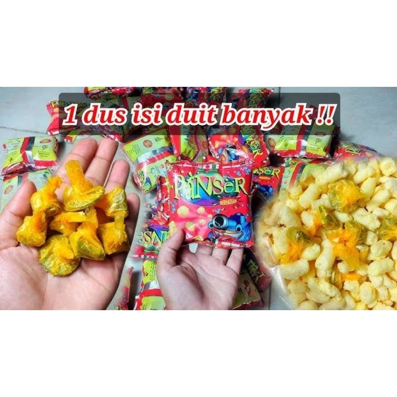 

Ciki Panser Berhadiah uang tunai - Ciki berhadiah uang - Ciki Panser 1 pack isi 10pcs