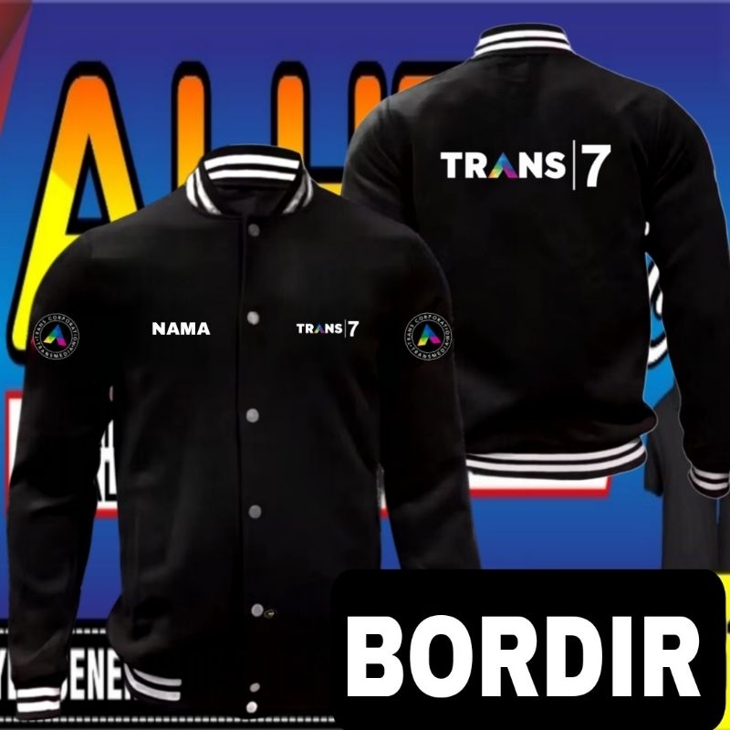 Jaket bordir trans 7 jaket trans 7 jaket varsity trans 7 jaket baseball trans 7 jaket kerja trans 7 