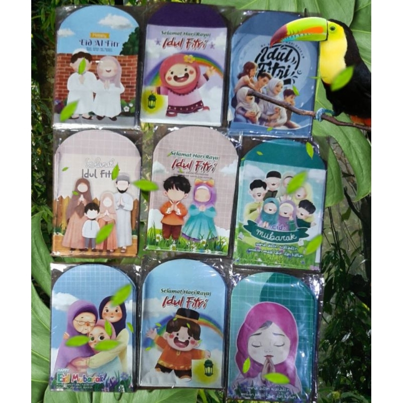 

10 pack isi 100 amplop lebaran MADIUM