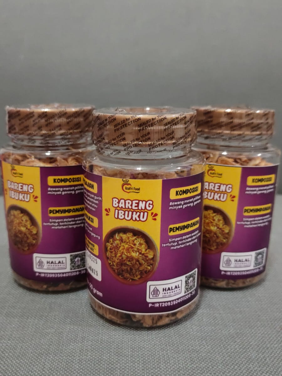 

(PREMIUM) Bawang Goreng Tanpa Tepung Jaminan 100% kemasan toples 300ml